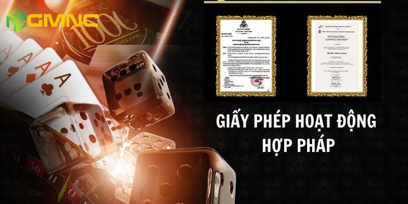 Một nhà cái uy tín là nhà cái sở hữu giấy phép hoạt động hợp pháp